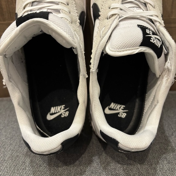 Nike SB BRSB Eco Skate Shoes Sneaker White Black men’s size 9 - Picture 11 of 13